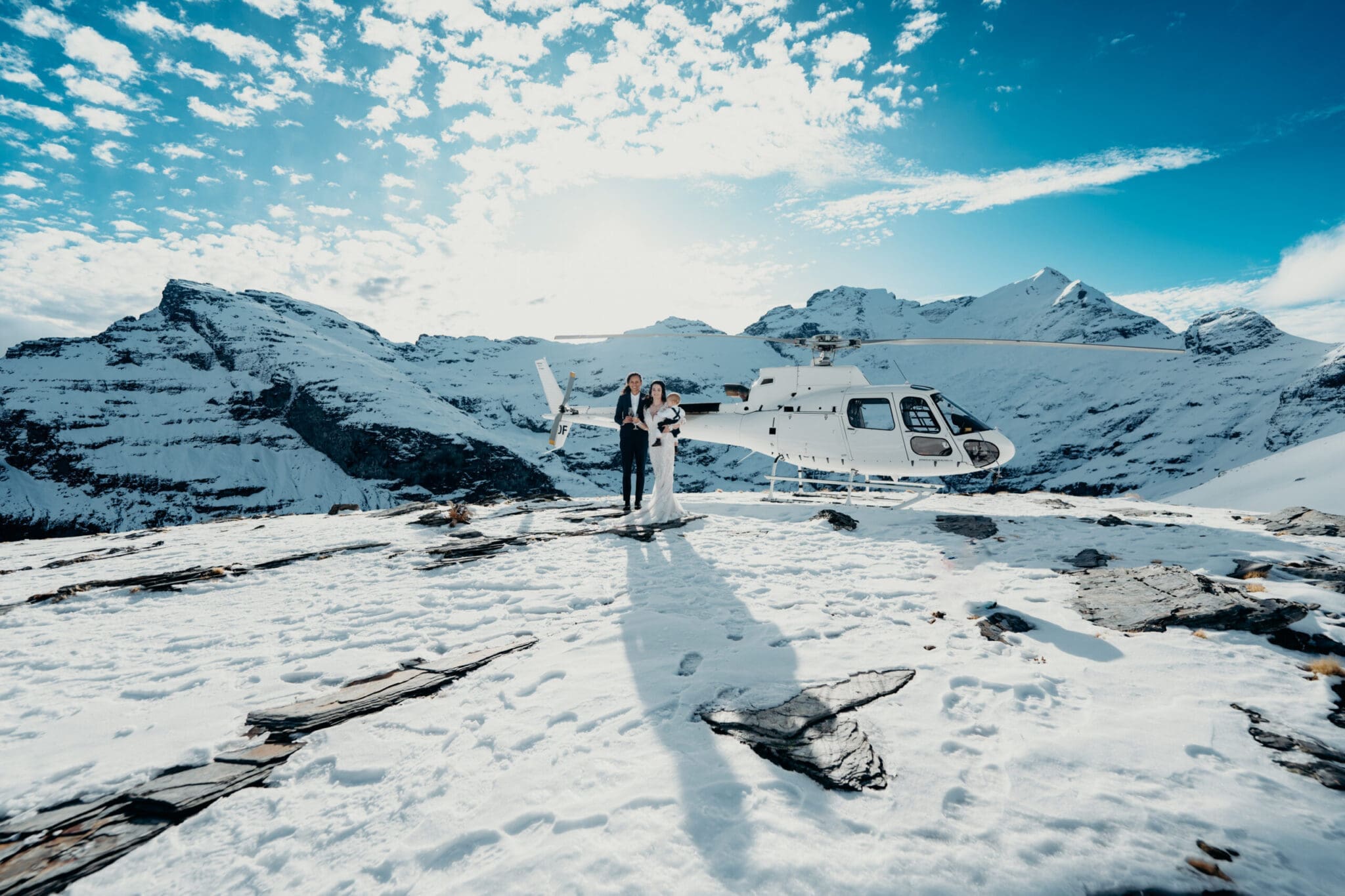 Heli elopements, where your vows  take flight.